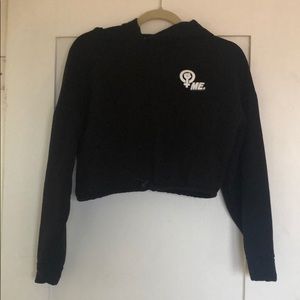 Melody Ehsani Cropped Logo Hoodie